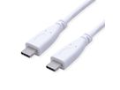 VALUE Câble USB 3.2 Gen 2, avec PD (Power Delivery), avec Emark, C-C, M/M, blanc, 0,5 m