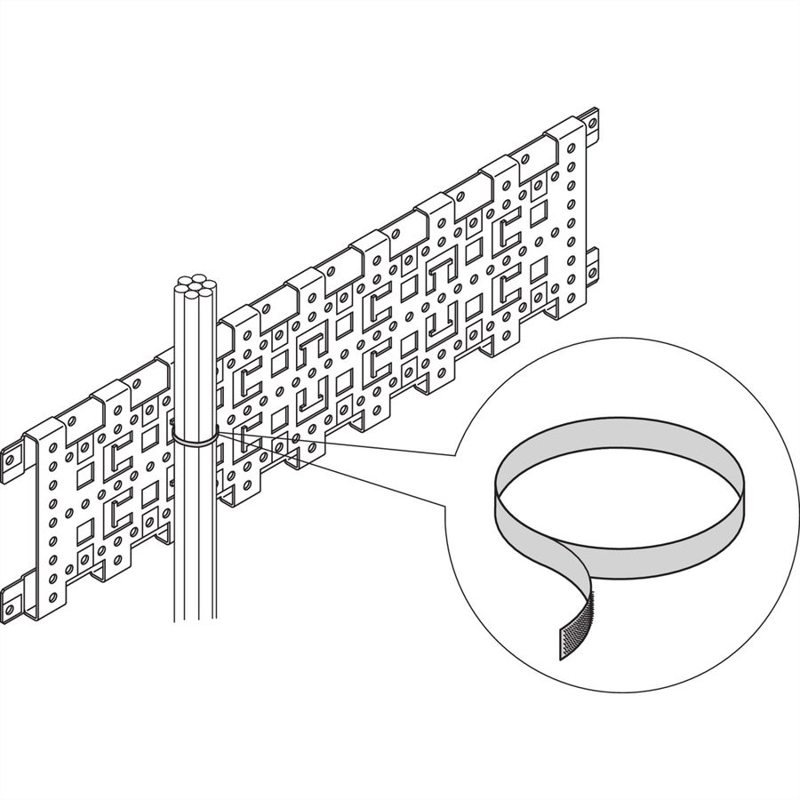 SCHROFF Bande Velcro® 12 x 300 mm