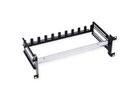 VALUE Cadre de support 19" pour appareils montés sur rail DIN, 3U, noir