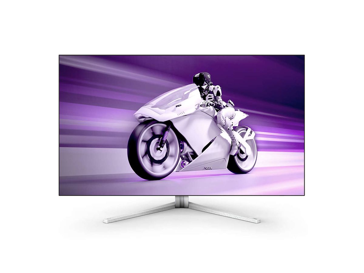 PHILIPS EVNIA 8000 ECRAN OLED 42'' 4K HDR10 2xHDMI DP USB-C H.PARLEURS BLANC