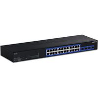 TRENDnet TEG-30262 Switch Gigabit à 28 ports avec 4 logements SFP+ 10G
