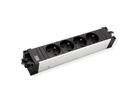 BACHMANN STEP ALU 4xUTE 35° GST18, Prise CEE 32A bleue, mesure