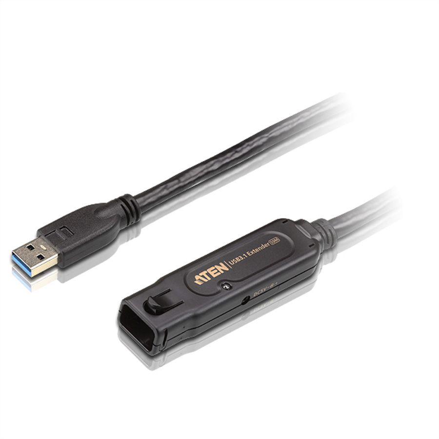 ATEN UE3310 Câble d'extension USB 3.1 Gen 1, noir, 10 m