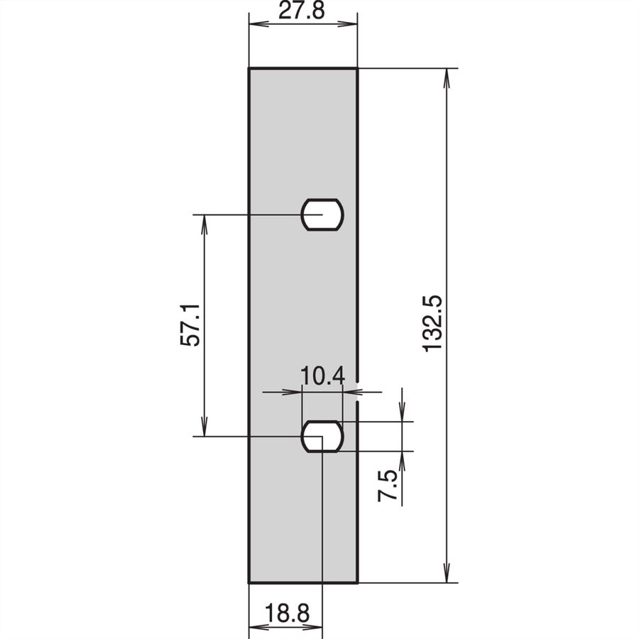 SCHROFF EuropacPRO Couvercle avant pour panneau latéral Type L, 3 U