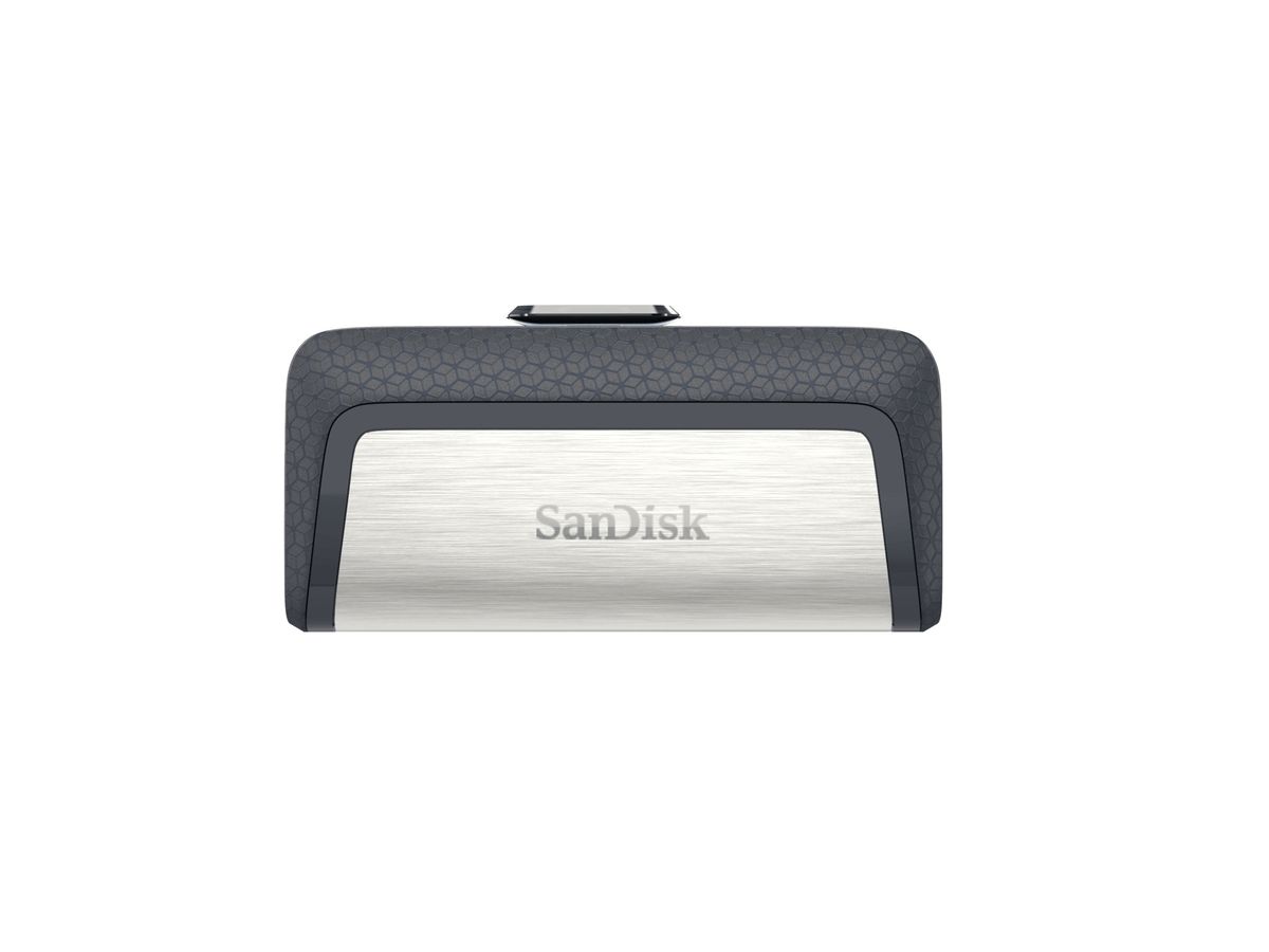 SanDisk Drive USB Ganda Ultra Tipe-C 256 GB lecteur USB flash 256 Go USB Type-A / USB Type-C 3.2 Gen 1 (3.1 Gen 1) Gris, Argent