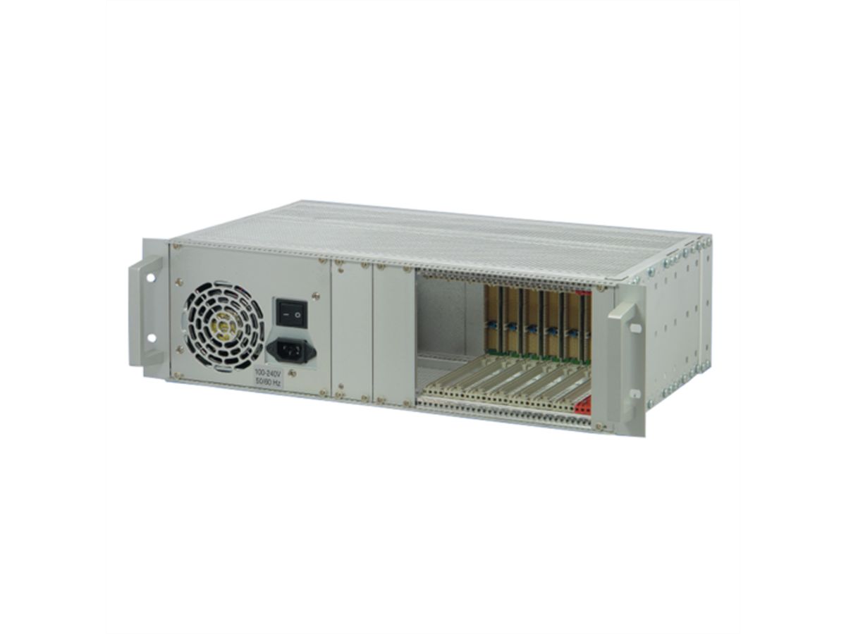 Système CPCI SCHROFF avec PSU ATX, 3 U, 8 slots