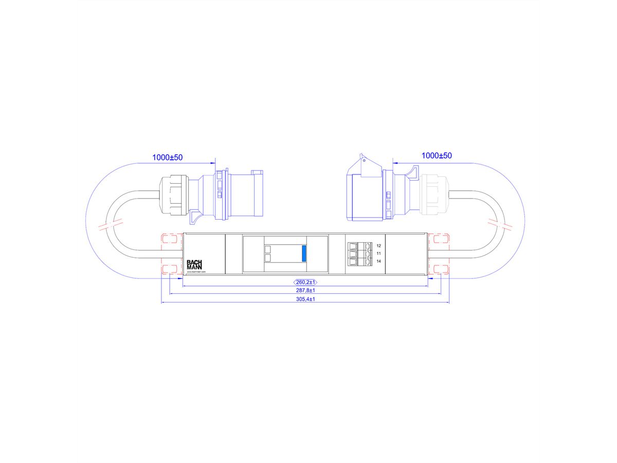 BACHMANN Module de protection contre les surtensions 1 phase