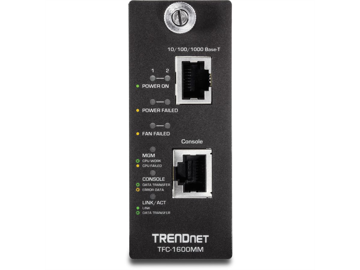 TRENDnet TFC-1600MM Module SNMP