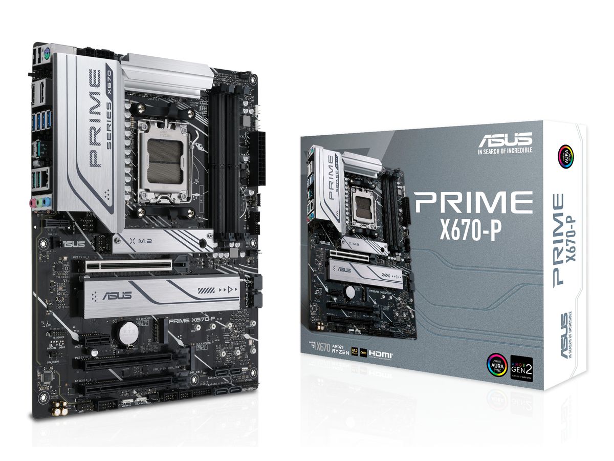 ASUS PRIME X670-P AMD X670 Emplacement AM5 ATX