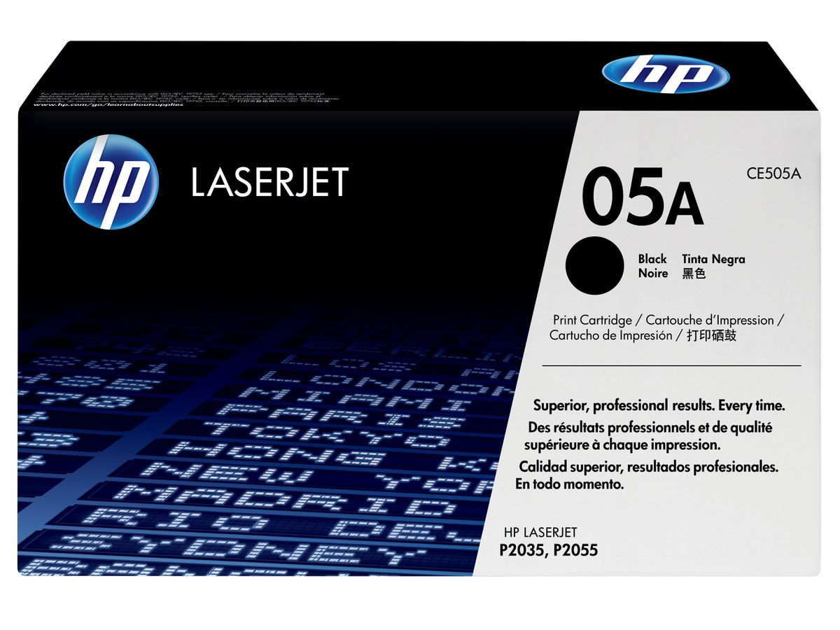 HP 05A toner LaserJet noir authentique