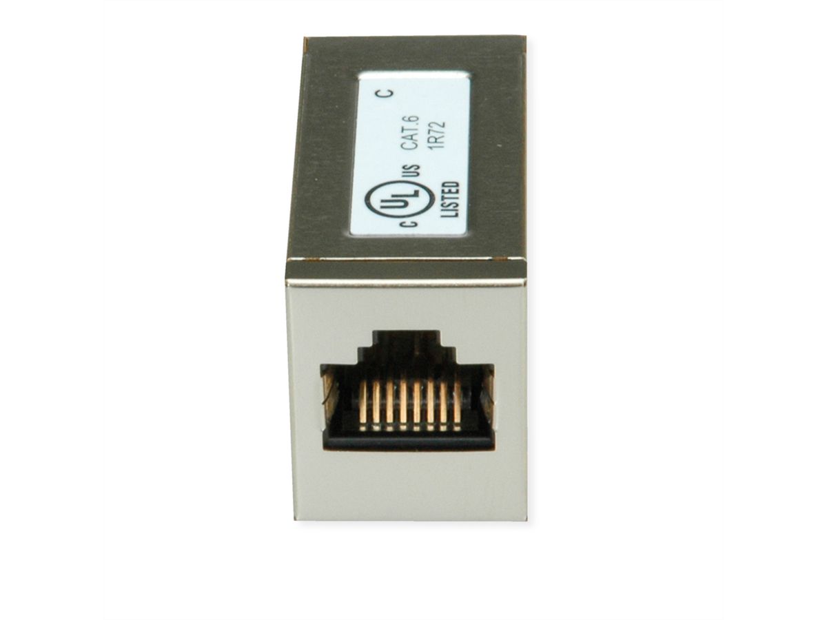 ROLINE Coupleur RJ-45 blindé, Cat.6 (Classe E), Lot de 25