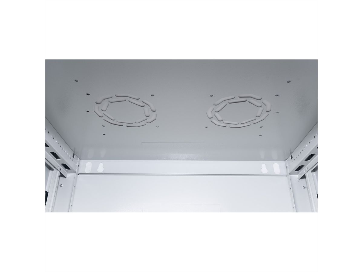 ROLINE 19" Boîtier mural Basic Plus 4U, 600x450 LxP gris