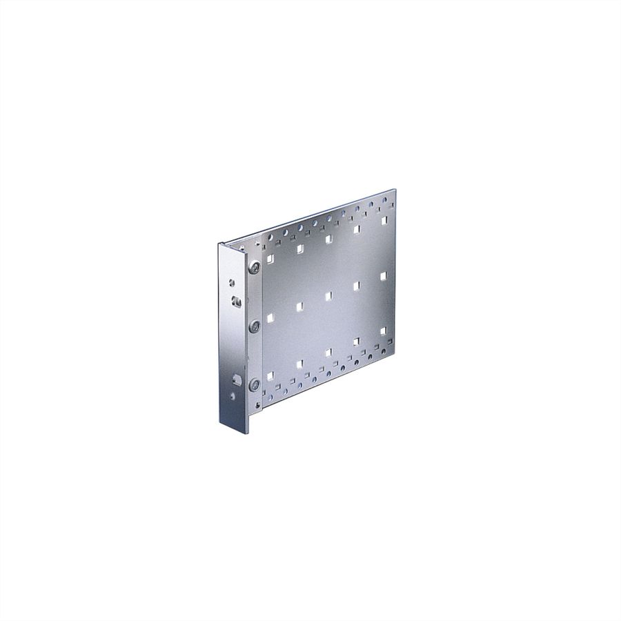 Panneau latéral EuropacPRO SCHROFF pour joint en acier inoxydable, type H, trous de poignée, 6 U, 175 mm
