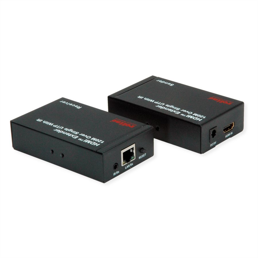 ROLINE Prolongateur HDMI via IP, 1080P, 120m, avec IR