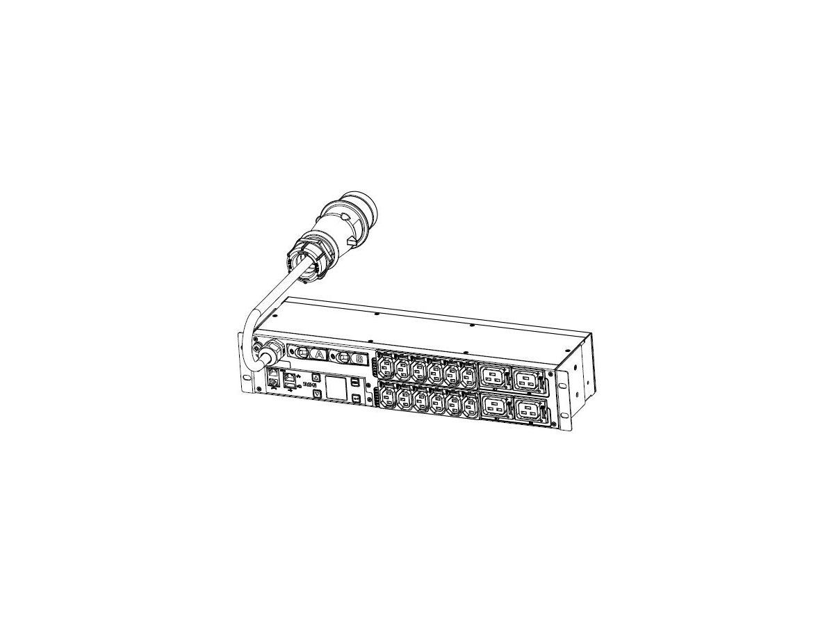 EATON EMIH06 - EPDU G3 METERED INPUT IEC 60309 32A / 12xC13 - 4xC19
