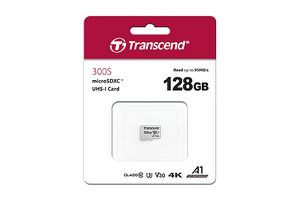 Transcend 300S 128Go MicroSDXC UHS-I Classe 10 mémoire flash