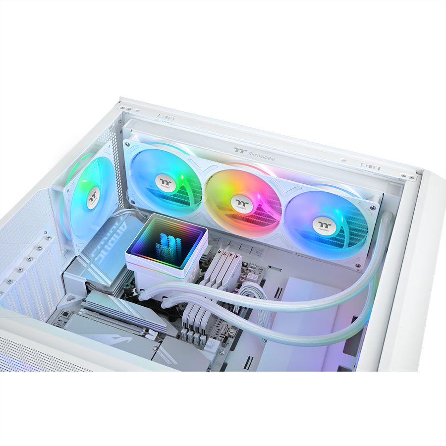 Thermaltake TH360 V3 ARGB Sync, Refroidisseur liquide CPU AIO, Blanc