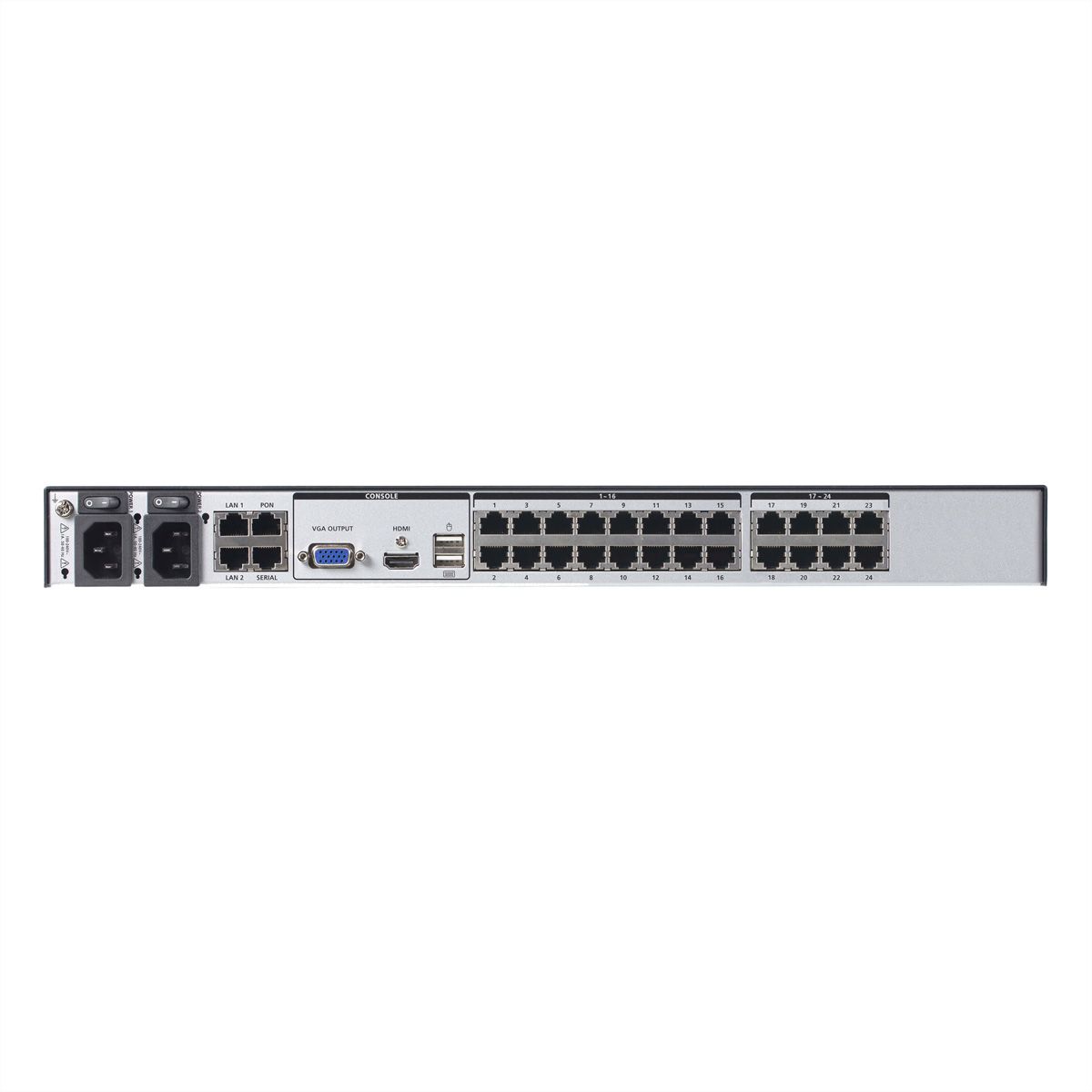 ATEN KN4024VB Commutateur KVM sur IP 24 ports Cat.5 Multi-Interface, 1 local/4 distant