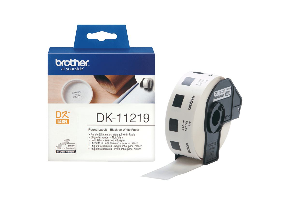 Brother DK-11219 étiquette à imprimer Blanc
