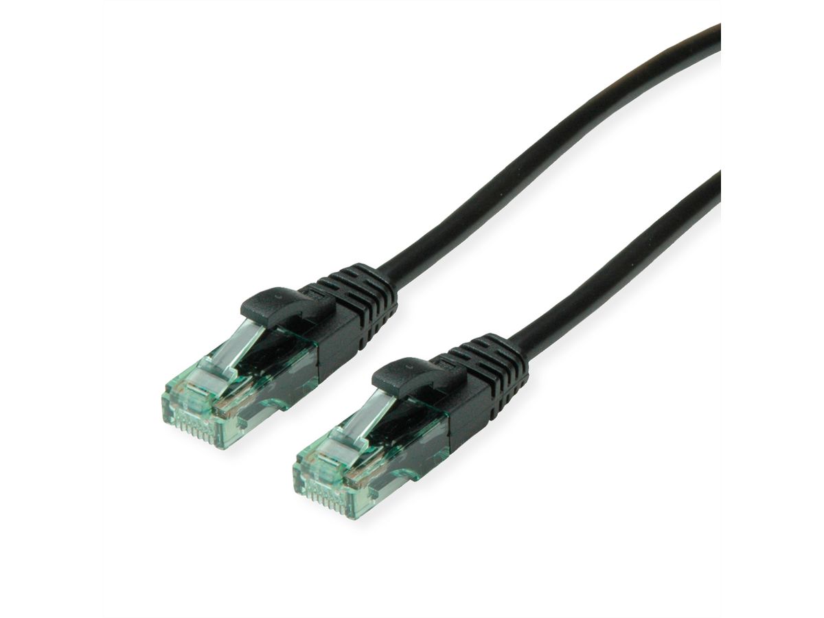 ROLINE RM Cordon UTP Cat.6A / 10 Gigabit, noir, 0,5 m