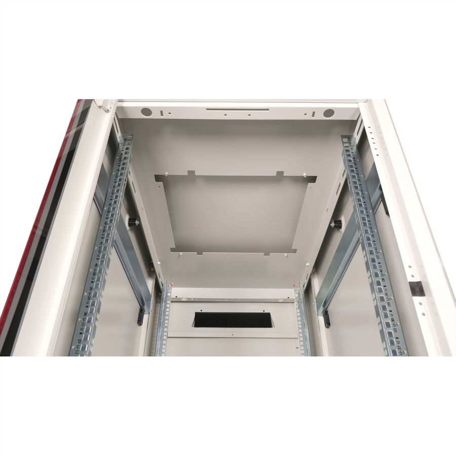 ROLINE 19" Baie réseau Pro 47U, 600x1000 LxP Porte verre gris