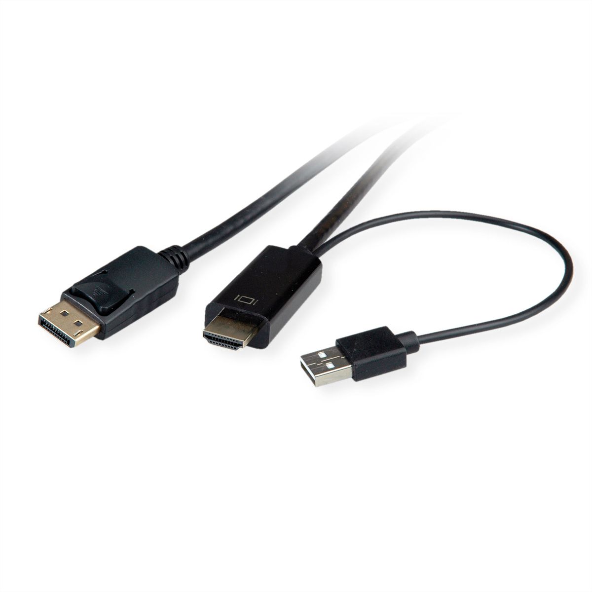 ROLINE Câble UHDTV - DisplayPort, M/M, noir, 2 m