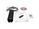 EXSYS EX-1580SHMVS Hub USB 3.2 Gen 1 métallique à 10 ports, géré, partageable en réseau, protection ESD 15 kV