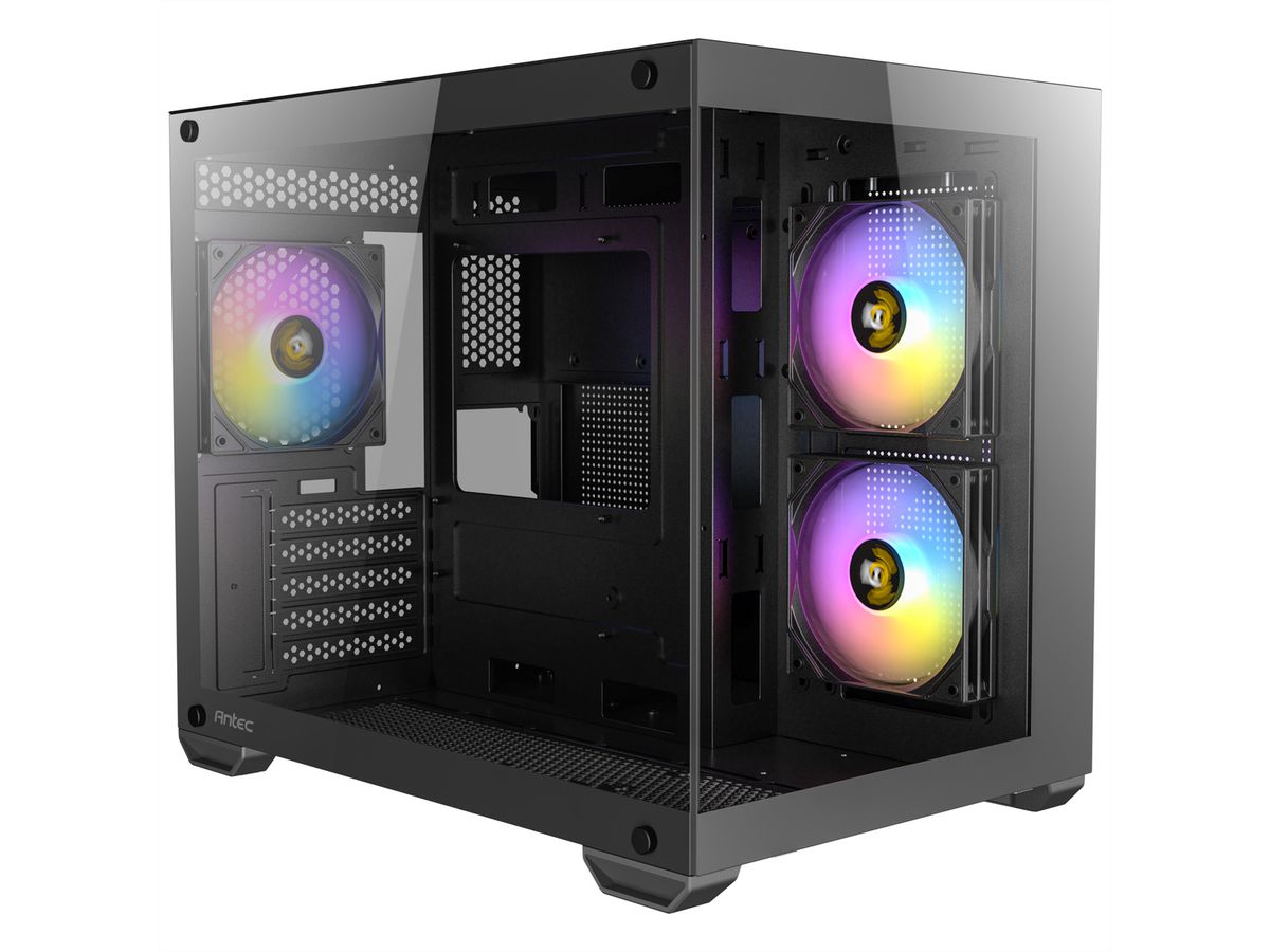 ANTEC CX600M ARGB B Boîtier PC Micro-ATX Gaming PC, noir