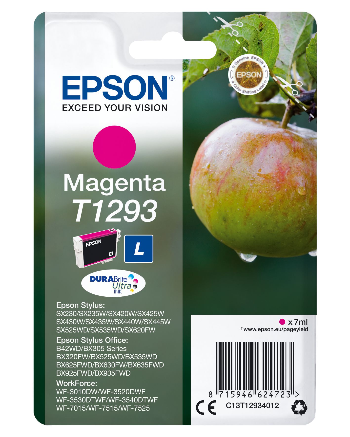 Epson Cartouche "Pomme" - Encre DURABrite Ultra M