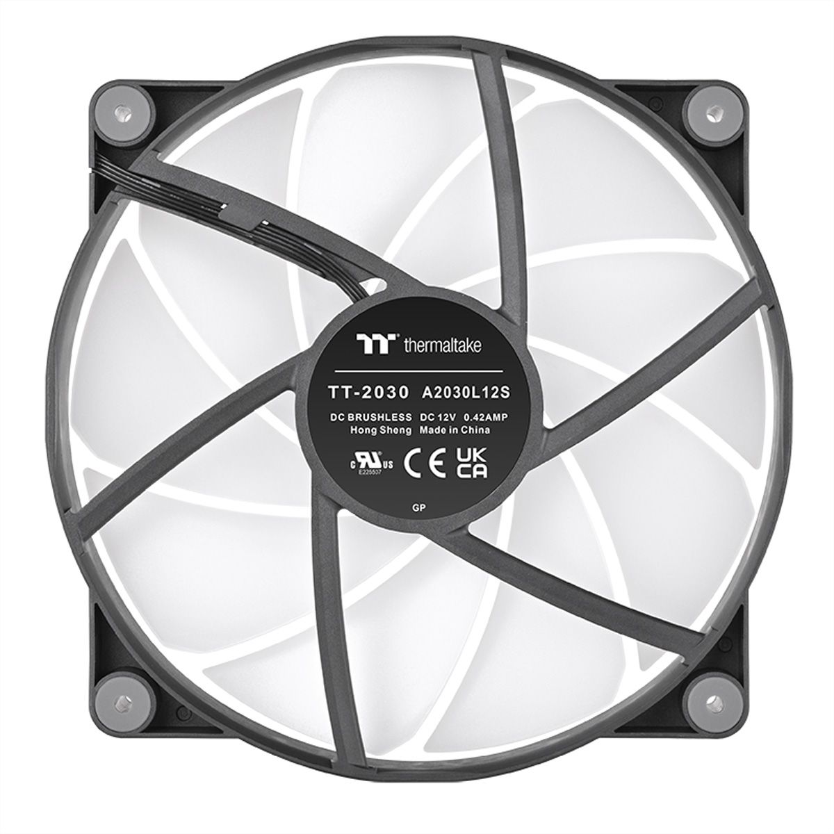 Thermaltake CT200 ARGB Sync 200mm Ventilateur de boîtier, noir