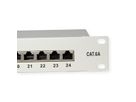 VALUE Panneau de brassage Cat.6A (Classe EA) 19", 24 ports, STP, gris