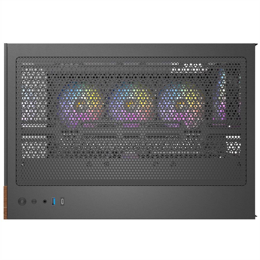 ANTEC CX800 ARGB_B Wood Boîtier PC Midi Tower Black ATX