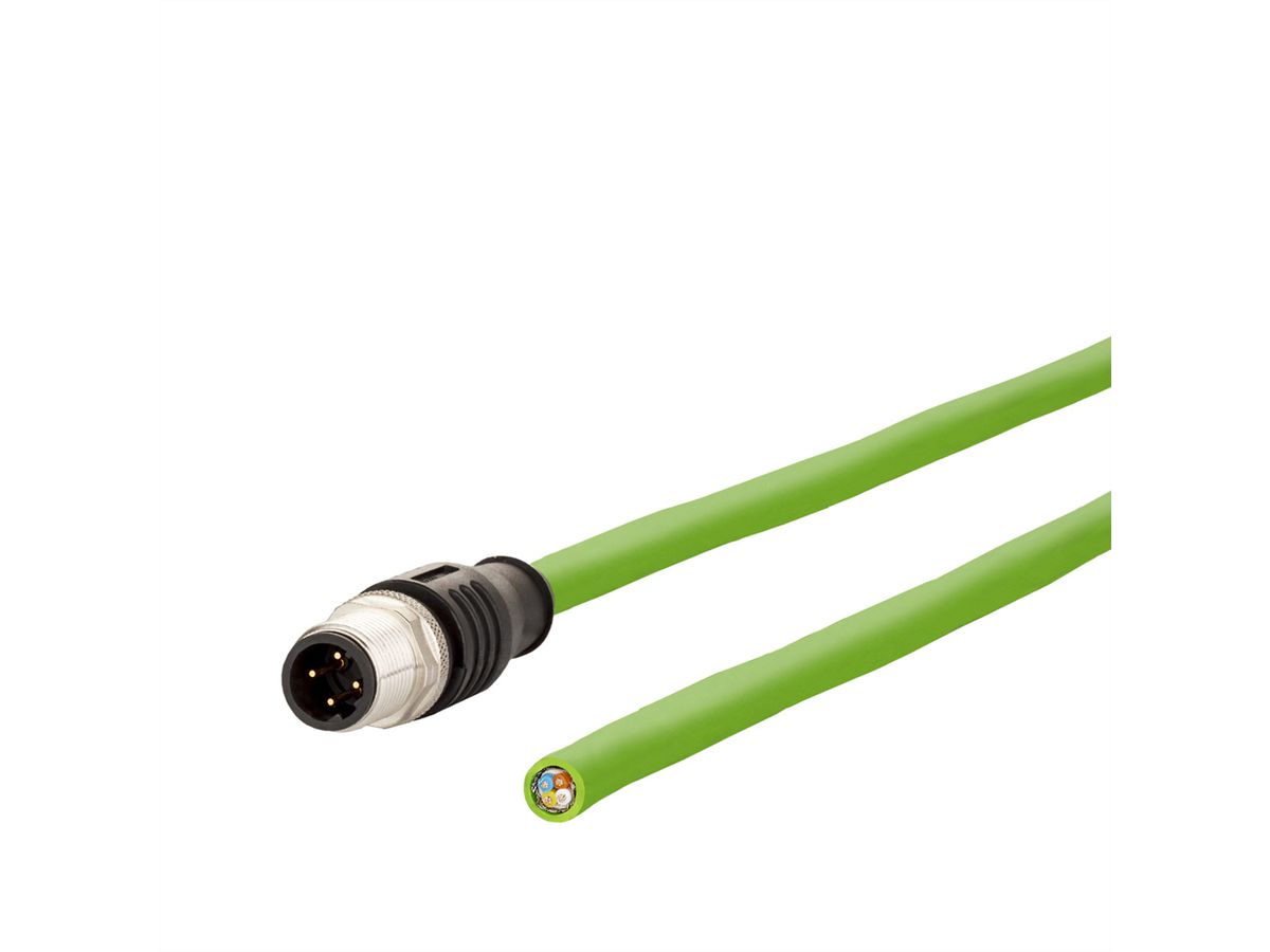 METZ CONNECT Câble Ethernet industriel M12, codage D, 5 m