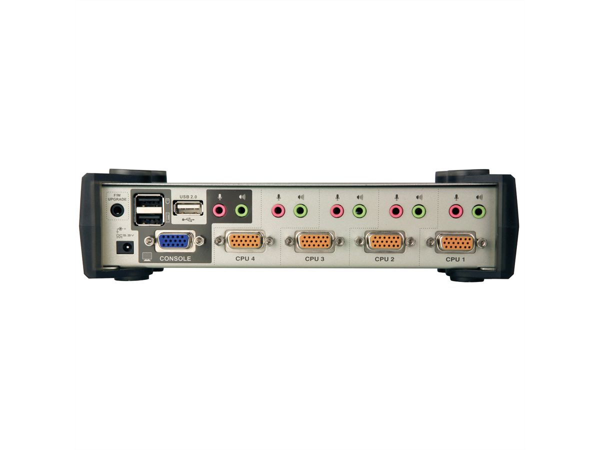 ATEN CS1734B Switch KVM VGA, PS/2-USB, Audio, Hub USB, 4 ports