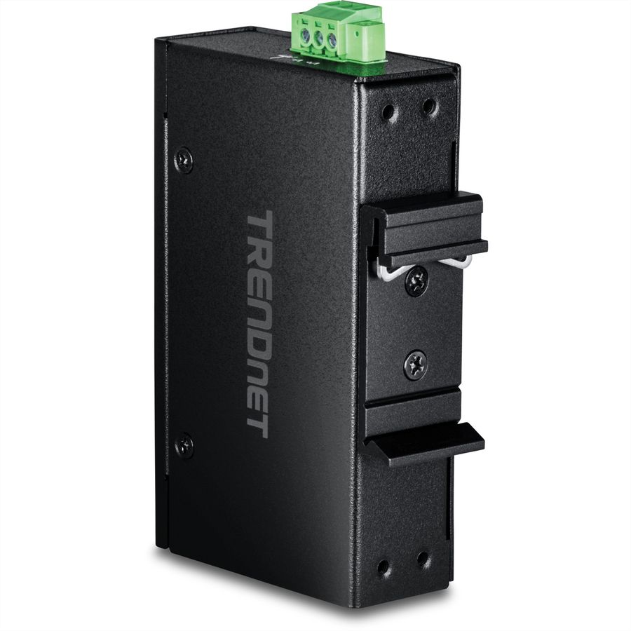 TRENDnet  TI-PGLC50 Mini switch Rail DIN PoE+ Gigabit industriel à 5 ports