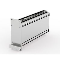 SCHROFF Unité enfichable de type cadre PRO Kit, couvercles perforés, 1 connecteur, 3 U, 10 HP, 227 mm