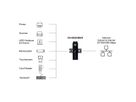 EXSYS EX-6003HMVS Serveur de périphériques 4x USB 2.0, entrée 9V-24V DC, boîtier métallique