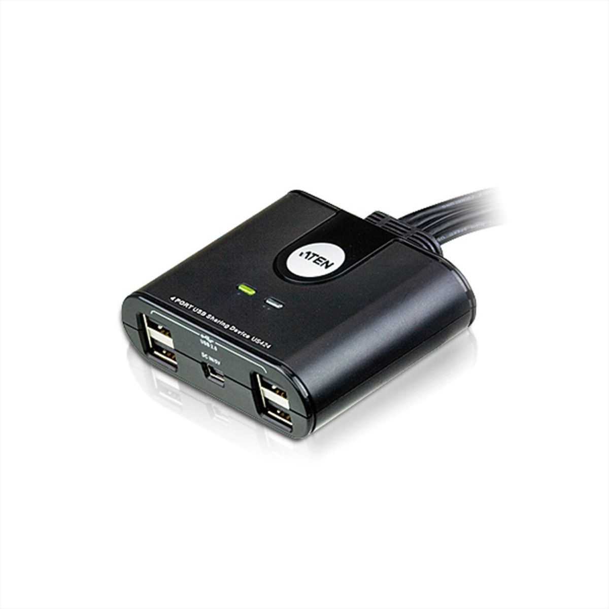 ATEN US424 Commutateur de périphériques USB 2.0 à 4 ports