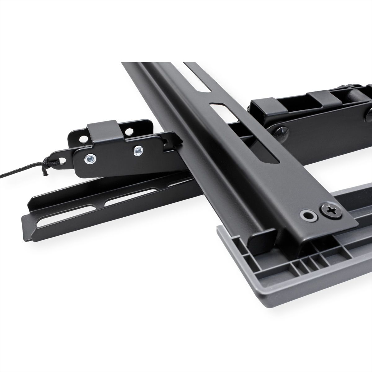 VALUE Support mural TV, distance murale de 47 mm, inclinable, <203,2cm/80", <75kg