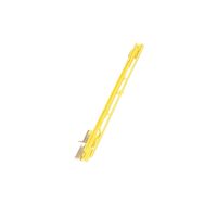 SCHROFF MTCA Rail de guidage, jaune, inférieur, pour modules PM, 10 pièces