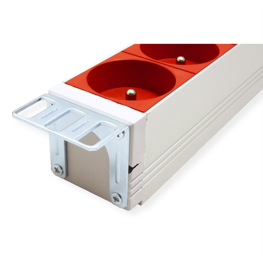 BACHMANN Prise multiple, disjoncteur 10A, 8x sans inter., prise PC