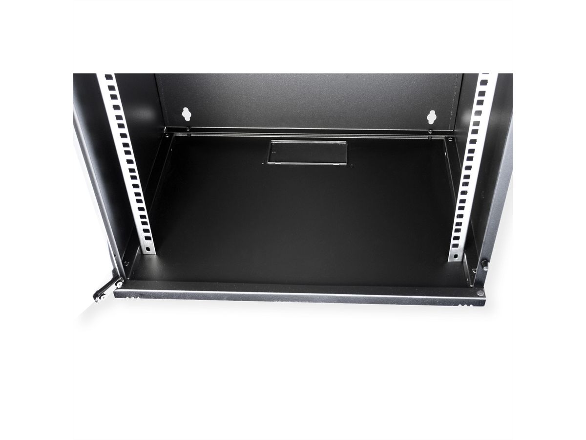 ROLINE 19" Boîtier mural Basic 12U, 540x400 LxP En kit noir