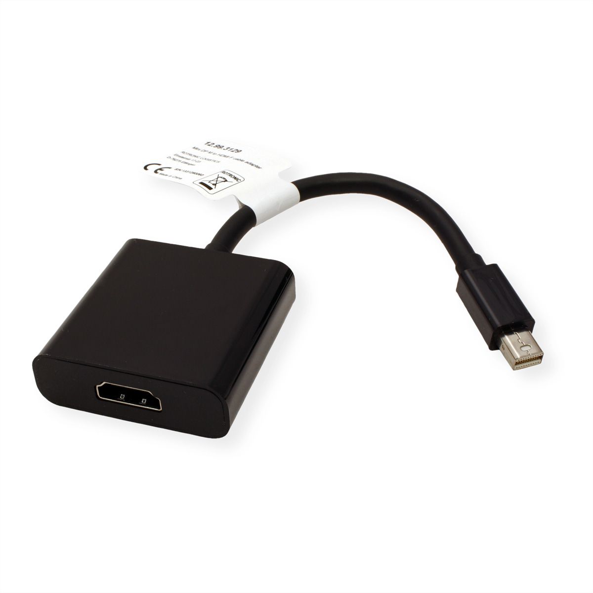 VALUE Adaptateur Mini DisplayPort-HDMI, MiniDP M - HDMI F