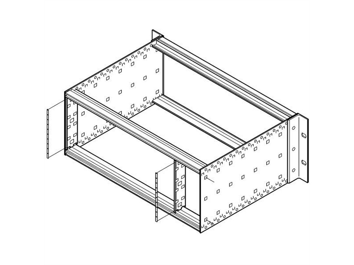 SCHROFF Matériau de blindage EMC platine bus - TRAEGERL. F BPL 3UH SNCF