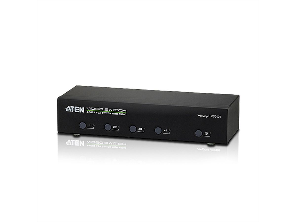 ATEN VS0401 Commutateur audio-vidéo VGA à 4 ports