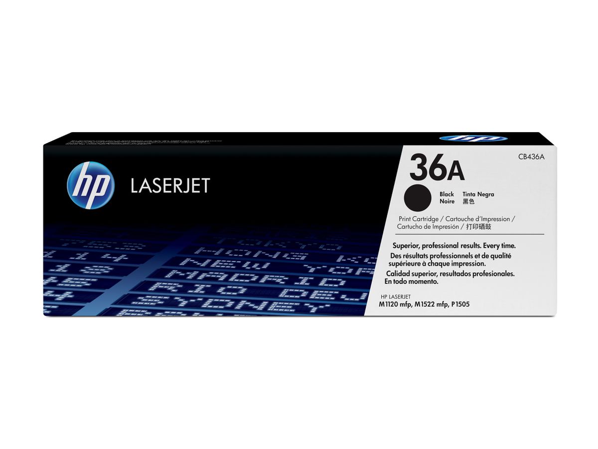 HP 36A toner LaserJet noir authentique