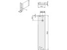 SCHROFF Plug-In Unit, face avant profilé en U, pour IEL, IET, poignée type 2, blindable, 3 U, 4 CV, rear I/O, 2.5 mm, Al, anodisé avant, conducteur arrière