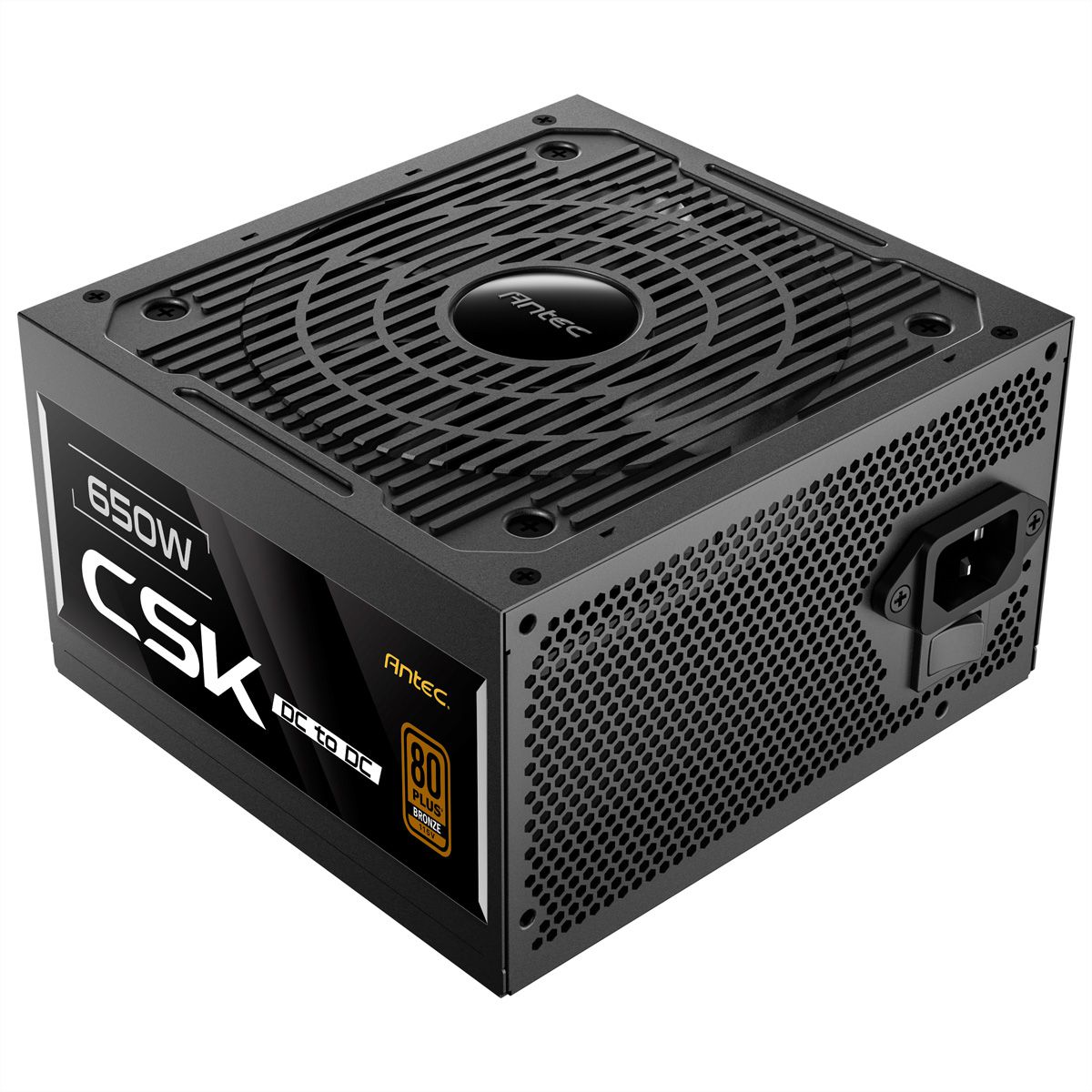ANTEC CSK650DC Bloc d'alimentation PC 650W compatible ATX 2.52, noir