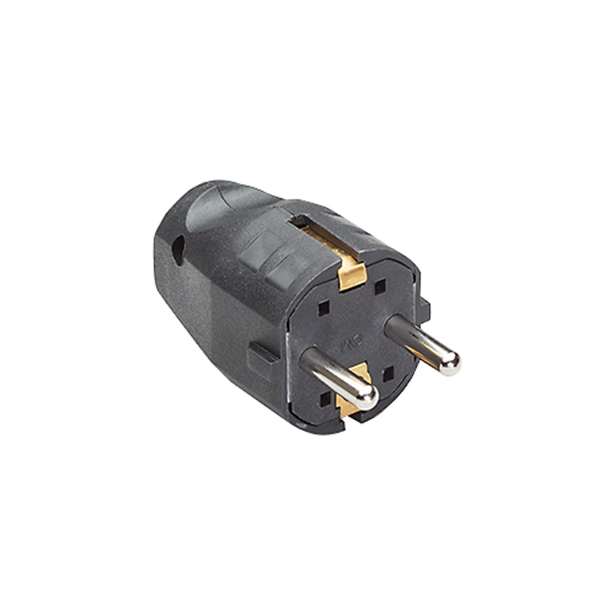 BACHMANN Connecteur à monter noir, noir