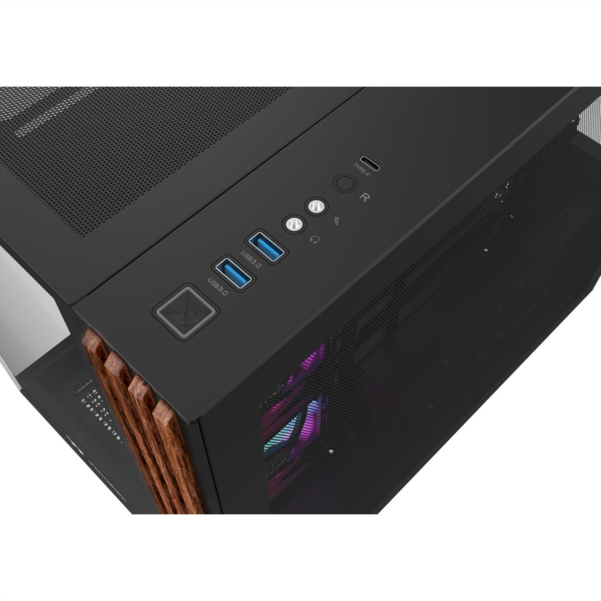 Thermaltake View 380 WS ARGB Tour Midi, noir